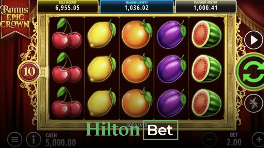 Hiltonbet Epic Crown oyunu